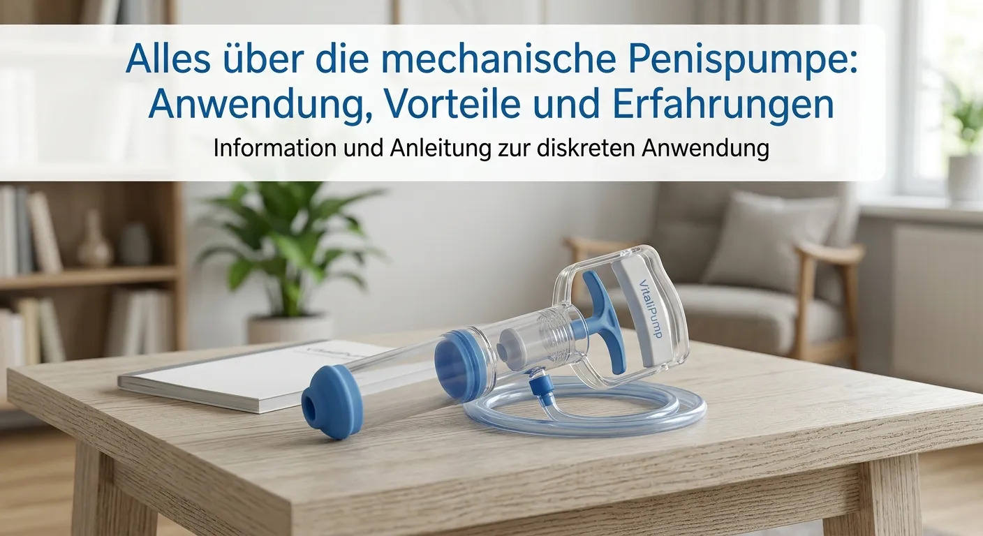 Alles über die mechanische Penispumpe: Anwendung, Vorteile und Erfahrungen