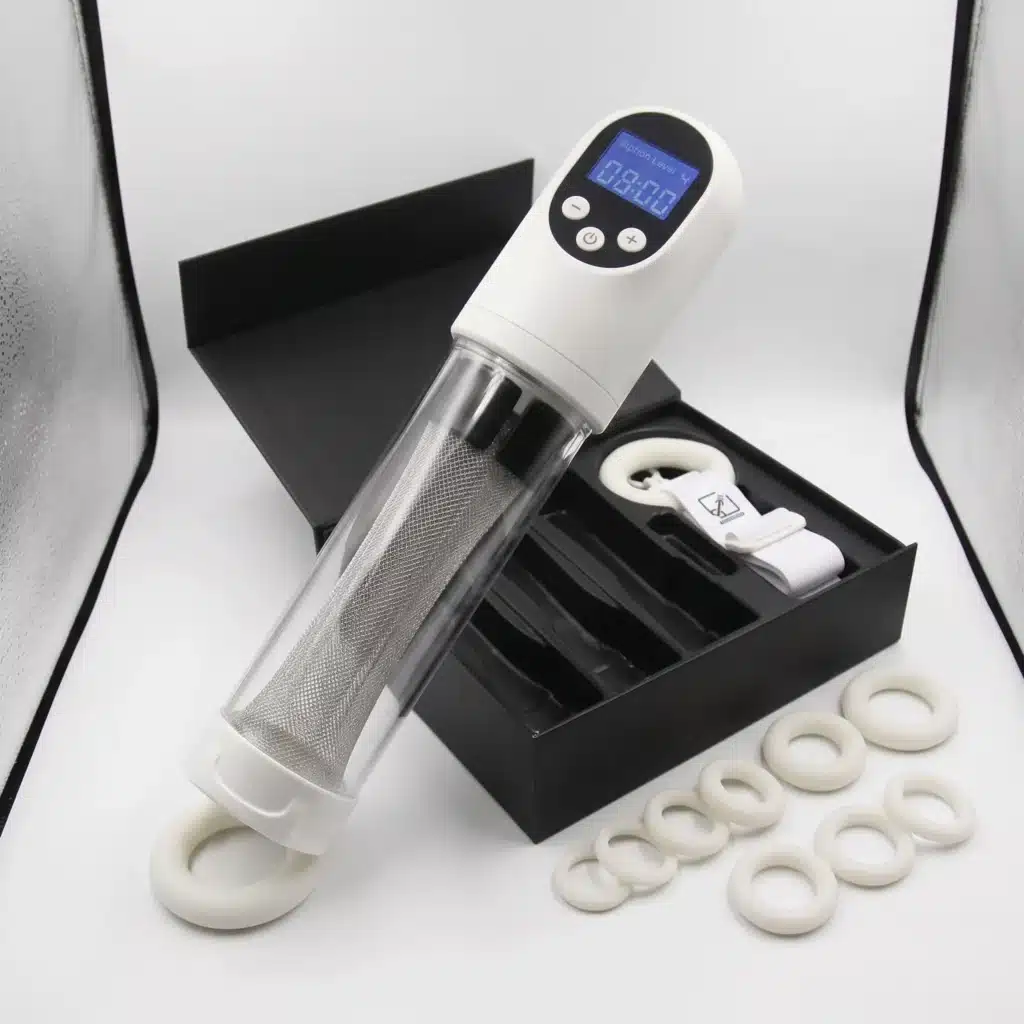 Automatic penis pump for men with LED display